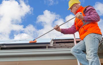 Brodick soft wash roof cleaning